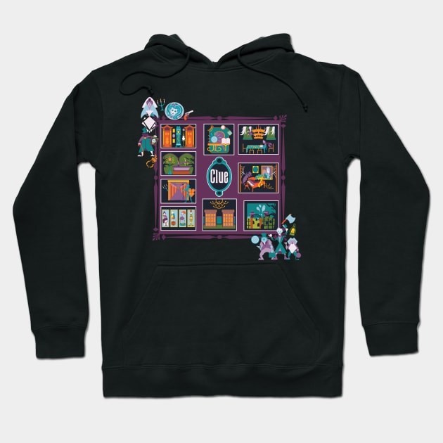 Haunted Mansion Clue Hoodie by SurefootDesigns